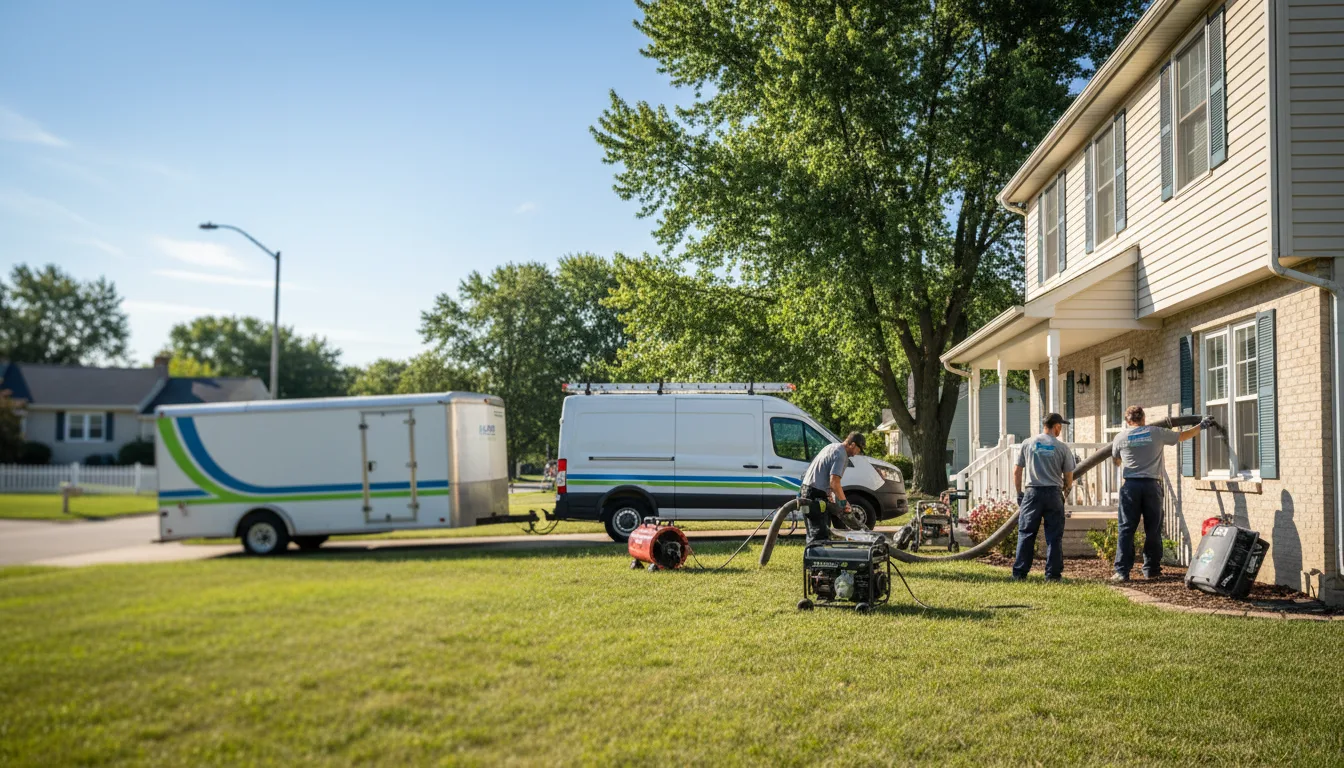 Flooded Basement Restoration And Cleanup With Repair in Blanchard, ND near me